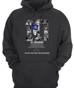 10 Eli Manning New York Giants thank you for the memories Unisex Hoodie