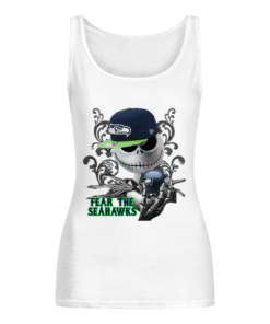 Jack Skellington Fear The Seattle Seahawks Women's Tank Top