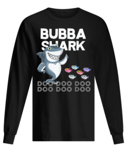 Bubba Shark Fathers Day For Family Men's Long Sleeved
