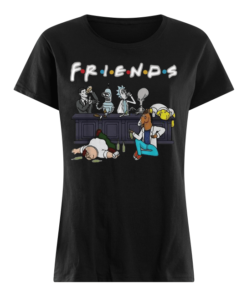Cartoon Characters Netflix Friends Tv Series Women's Shirt