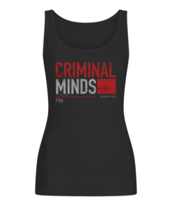 Criminal Minds Distressed BAU Quantico Lightweight Women's Tank Top