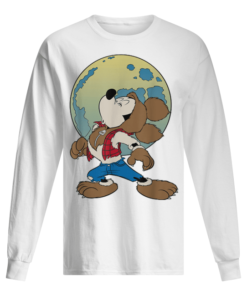 Disney Mickey Mouse Werewolf Halloween Men's Long Sleeved