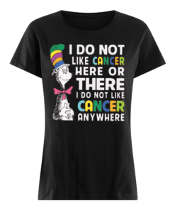 Dr Seuss I Do Not Like Breast Cancer Here Or The Everywhere Women's Shirt