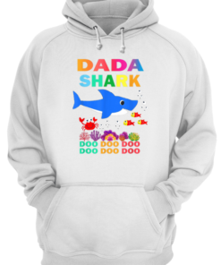 Fathers Day Dada Shark Doo Doo Doo Unisex Hoodie