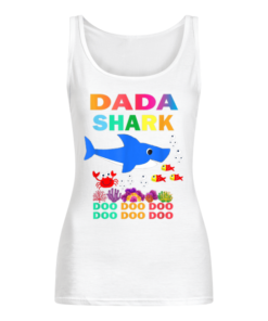 Fathers Day Dada Shark Doo Doo Doo Women's Tank Top