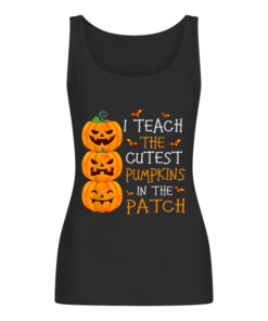 I Teach The Cutest Pumpkins In The Patch Teacher Halloween Women's Tank Top