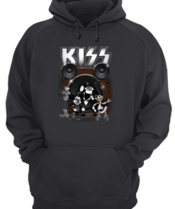 Kiss Mickey mouse characters Unisex Hoodi