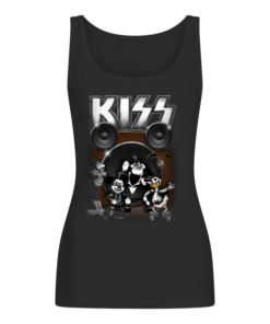 Kiss Mickey mouse characters Women's Tank Top