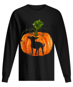 Nice Chihuahua in Pumpkin Funny Halloween Dog Lovers Gift Men's Long Sleeved