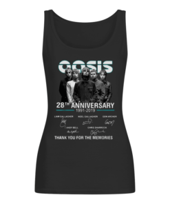 Oasis 28th Anniversary 1991-2019 Thank You For The Memories Women's Tank Top