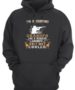 Original I'm A Hunting Grandpa Vintage Deer Grandfather Dad Unisex Hoodie