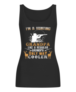 Original I'm A Hunting Grandpa Vintage Deer Grandfather Dad Women's Tank Top