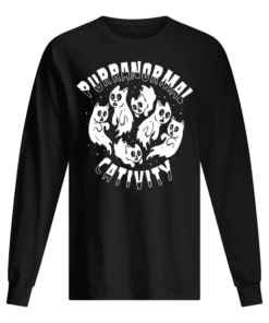 PURRANORMAL CATIVITY Halloween Cat Themed Men's Long Sleeved