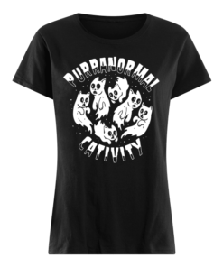 PURRANORMAL CATIVITY Halloween Cat Themed Women's Shirt
