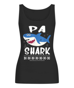 Pa Shark Doo Doo Doo Fathers Day For Husband Women's Tank Top