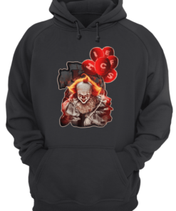 Pennywise It holding balloon Kansas City Chiefs Unisex Hoodie