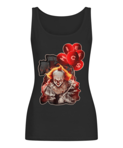 Pennywise It holding balloon Kansas City Chiefs Women's Tank Top