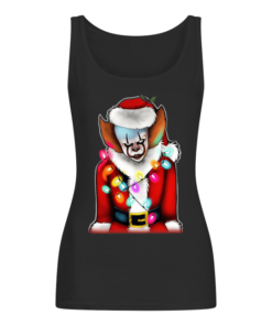 Pennywise Santa Claus Christmas lights IT Women's Tank Top