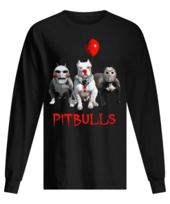 Pitbulls Jigsaw Pennywise Jason Voorhees Men's Long Sleeved