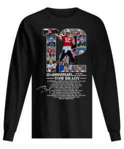 Pretty 20th Anniversary Tom Brady New England Patriots 2020 Men's Long Sleeved