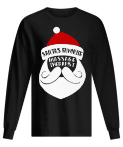 Santas Favorite Massage Therapist Men's Long Sleeved