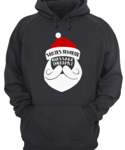Santas Favorite Massage Therapist Unisex Hoodie