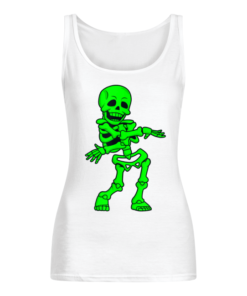 Skeleton Justice Dance Funny Halloween Women's Tank Top