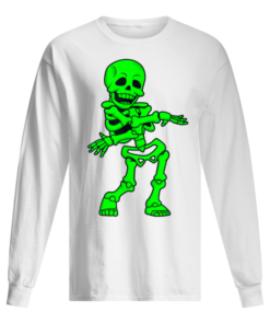 Skeleton Justice Dance Funny Halloween Men's Long Sleeved