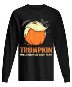 Trumpkin Make Halloween Great Again Vintage Retro Men's Long Sleeved