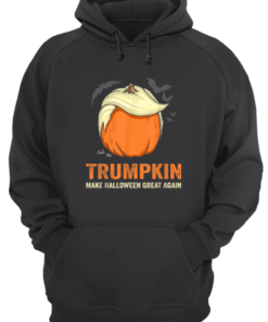 Trumpkin Make Halloween Great Again Vintage Retro Unisex Hoodie