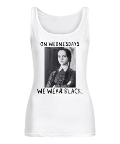 Wednesday Addams On wednesdays wWe Wear Black Women's Tank Top