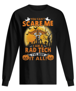 You Can't Scaere Me I am A Rad Tech Halloween Men's Long Sleeved