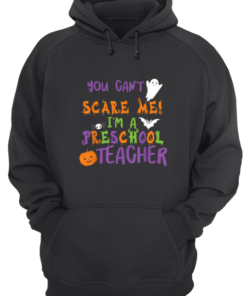 You Cant Scare Me Im A Preschool Teacher Unisex Hoodie