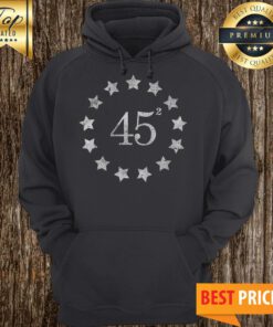 45 Squared Betsy Ross Flag Merican Version Hoodie