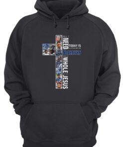 All I Need Today Is A Little Bit Of Seahawks And A Whole Jesus Unisex Hoodie