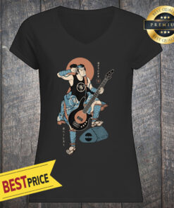 Bassist Samurai Women's V-Neck