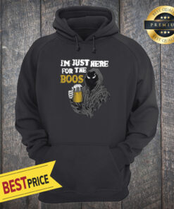 Death I'm Just Here For The Boss USA Unisex Hoodie