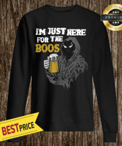 Death I'm Just Here For The Boss USA Unisex Sweatshirt