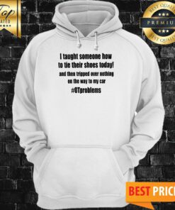 Funny Occupational Therapy Quote Celebrating OT Life For Occupational Therapists Slim Fit Hoodie