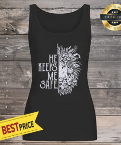 Lion He Keeps Me Safe She Keeps Me Wild Women's Tank Top