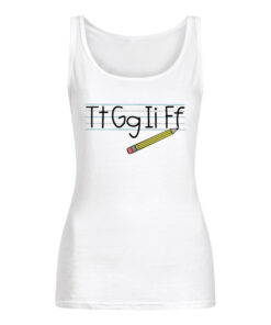 Pencil Tt Gg Ii Ff Women's Tank Top