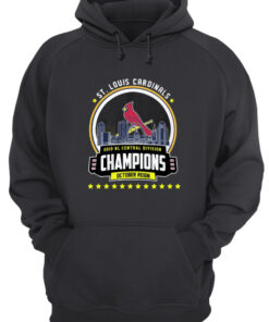 ST. Louis Cardinals 2019 NL Central Division Champions October Reign Unisex Hoodie