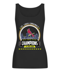 ST. Louis Cardinals 2019 NL Central Division Champions October Reign Women's Tank Top