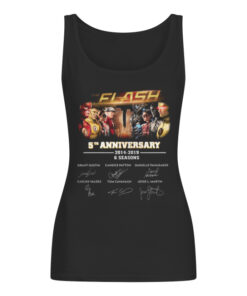 The Flash 5th Anniversary 2014-2019 6 Seasons Signatures Women's Tank Top