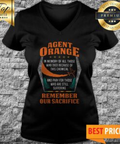 Agent Orange Remember Our Sacrifice V-neck