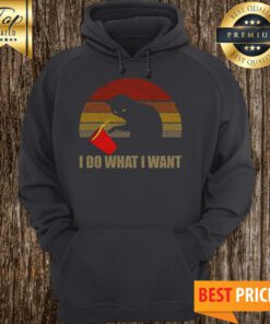 Cat I Do What I Want Vintage Hoodie