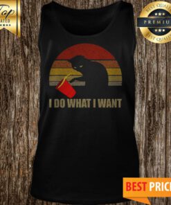 Cat I Do What I Want Vintage Tank Top