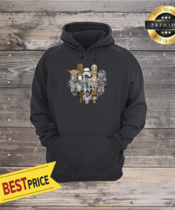 Chibi Star Wars Characters Reflection Hoodie