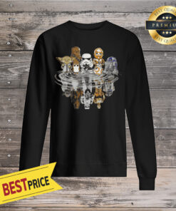 Chibi Star Wars Characters Reflection Sweatshirt