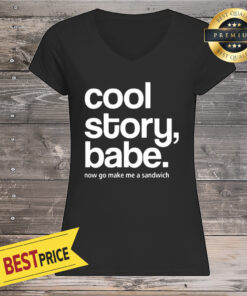 Cool Story Babe Now Go Make Me A Sandwich Ladies Tee
